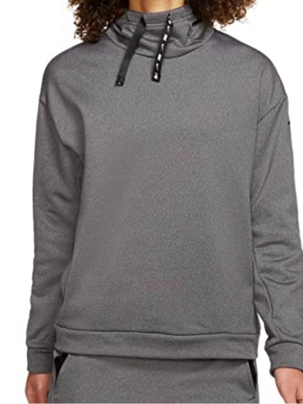 Nike Gray Pullover Mock Neck Sweatshirt